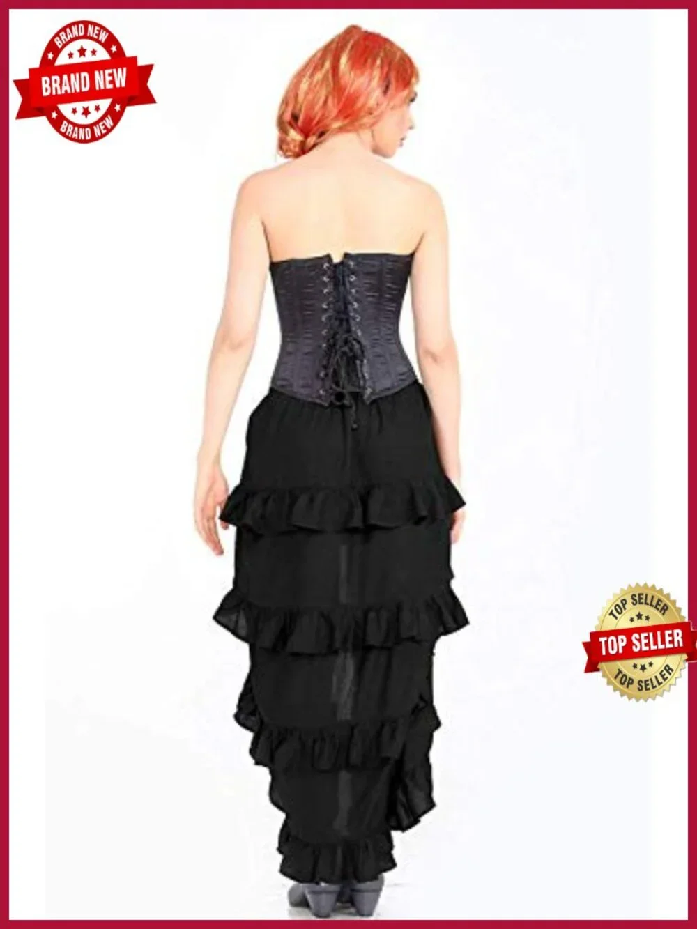 Steampunk High-Low Show Girl Skirt Cosplay Costume